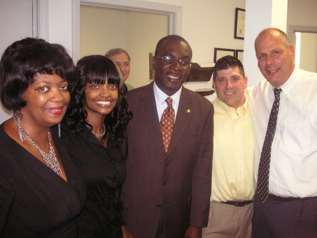 Roxanne Smith, Shannon Smith, Mayor Byron Brown, Christopher Berger, Vincent A. Benenati